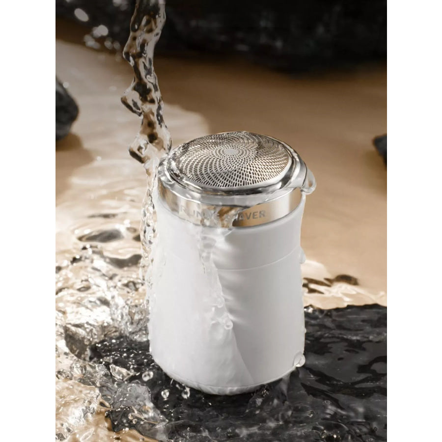 Portable Electric Shaver White / ONESIZE Apparel and Accessories