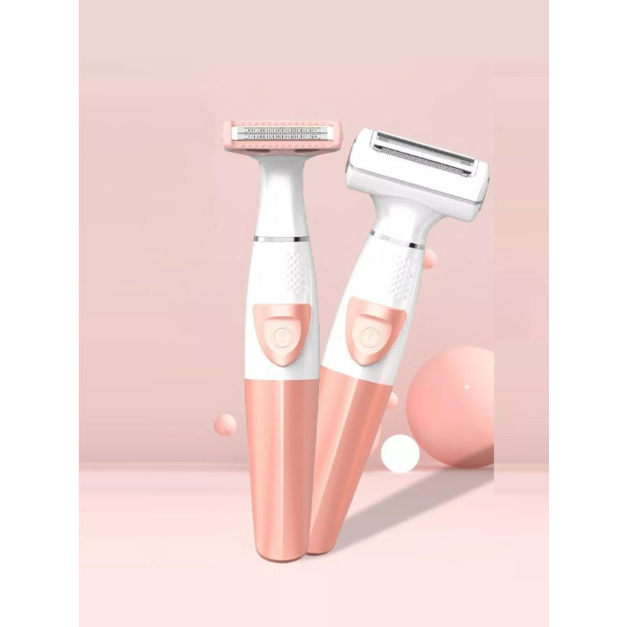 Portable Hair Removal Epilator Pink / One Size Apparel and Accessories