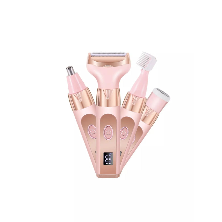 Portable Hair Removal Epilator Pink / One Size Apparel and Accessories