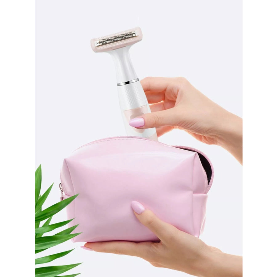 Portable Hair Removal Epilator Pink / One Size Apparel and Accessories