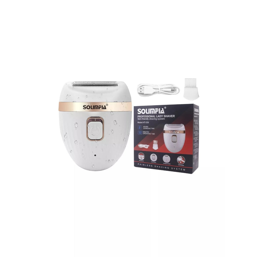 Portable Hair Removal Epilator White / One Size Apparel and Accessories