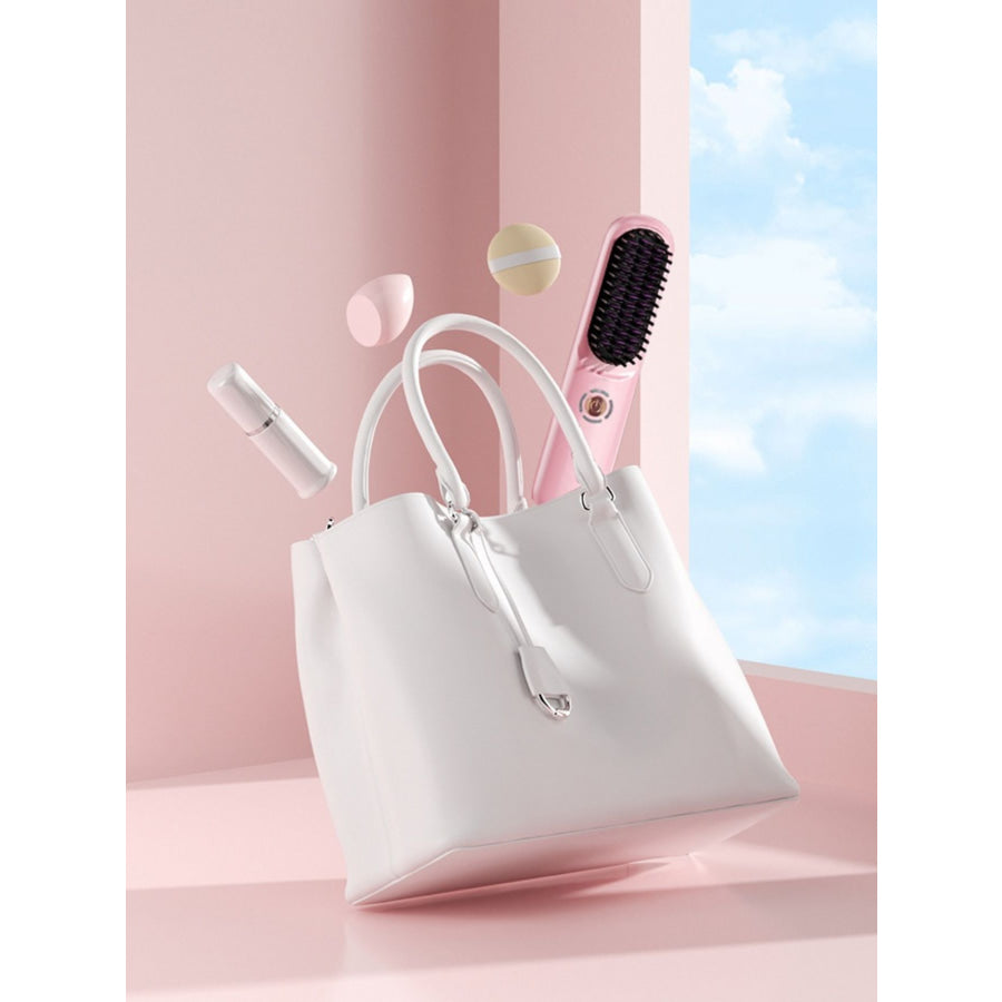 Portable Heated Hair Straightening Comb Apparel and Accessories