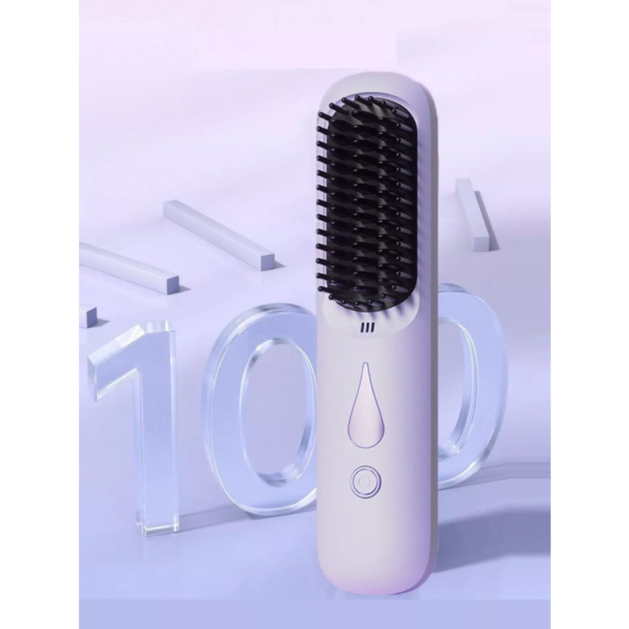 Portable Heated Hair Straightening Comb Apparel and Accessories