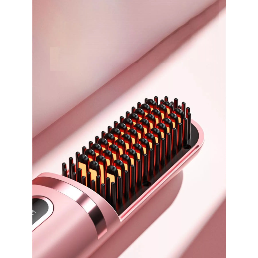 Portable Heated Hair Straightening Comb Apparel and Accessories