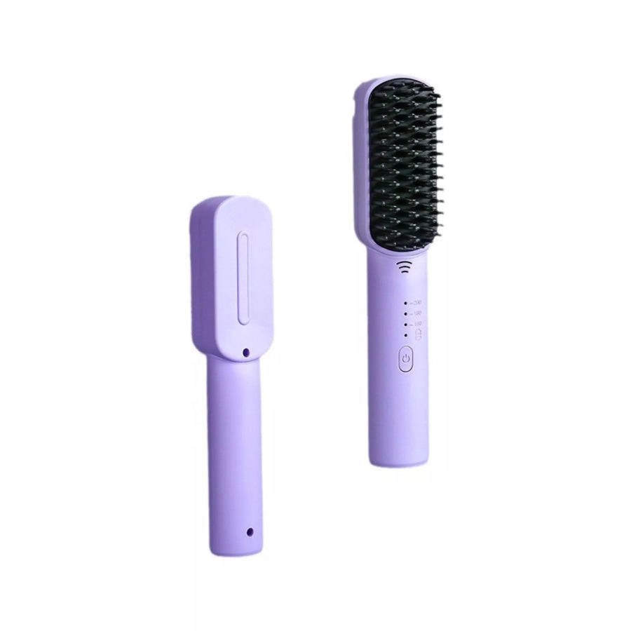 Portable Heated Hair Straightening Comb Apparel and Accessories