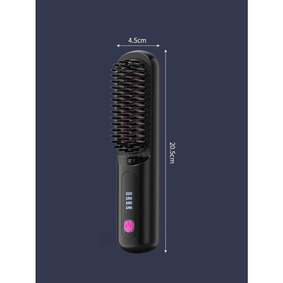 Portable Heated Hair Straightening Comb Apparel and Accessories