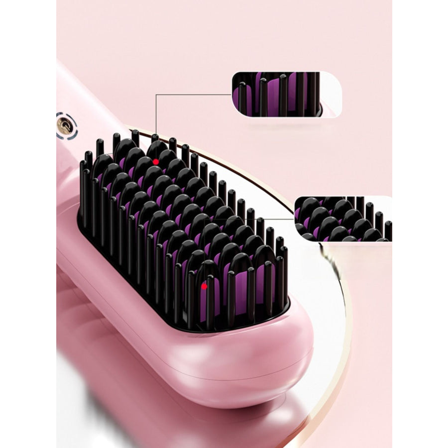 Portable Heated Hair Straightening Comb Apparel and Accessories