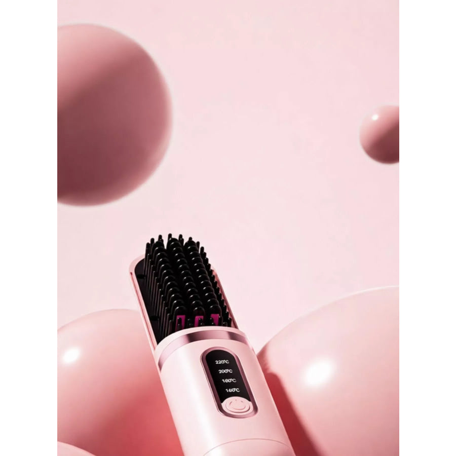 Portable Heated Hair Straightening Comb Apparel and Accessories