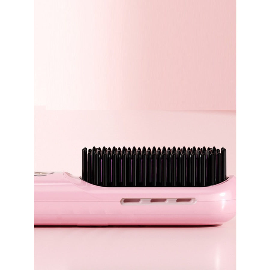 Portable Heated Hair Straightening Comb Apparel and Accessories