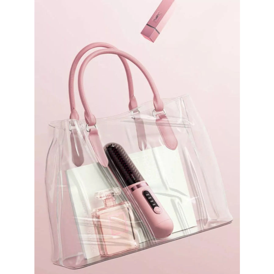 Portable Heated Hair Straightening Comb Apparel and Accessories