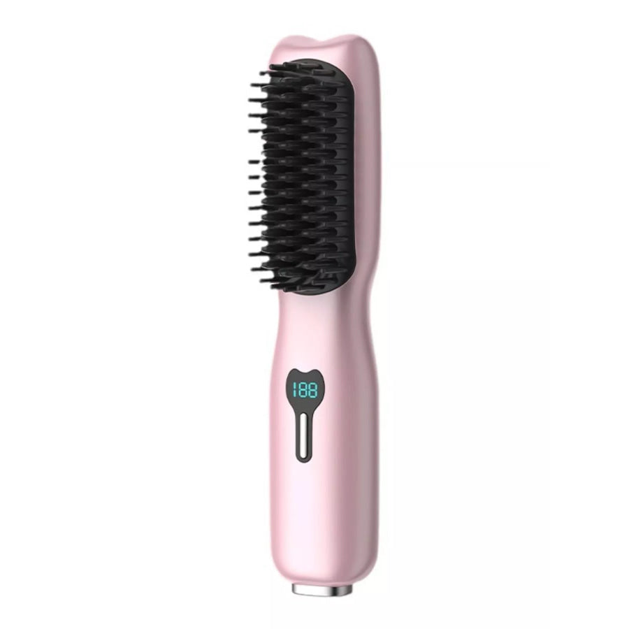 Portable Heated Hair Straightening Comb Apparel and Accessories