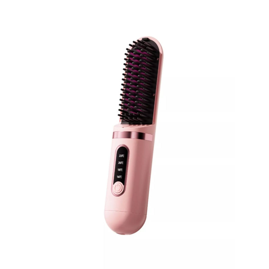 Portable Heated Hair Straightening Comb Apparel and Accessories