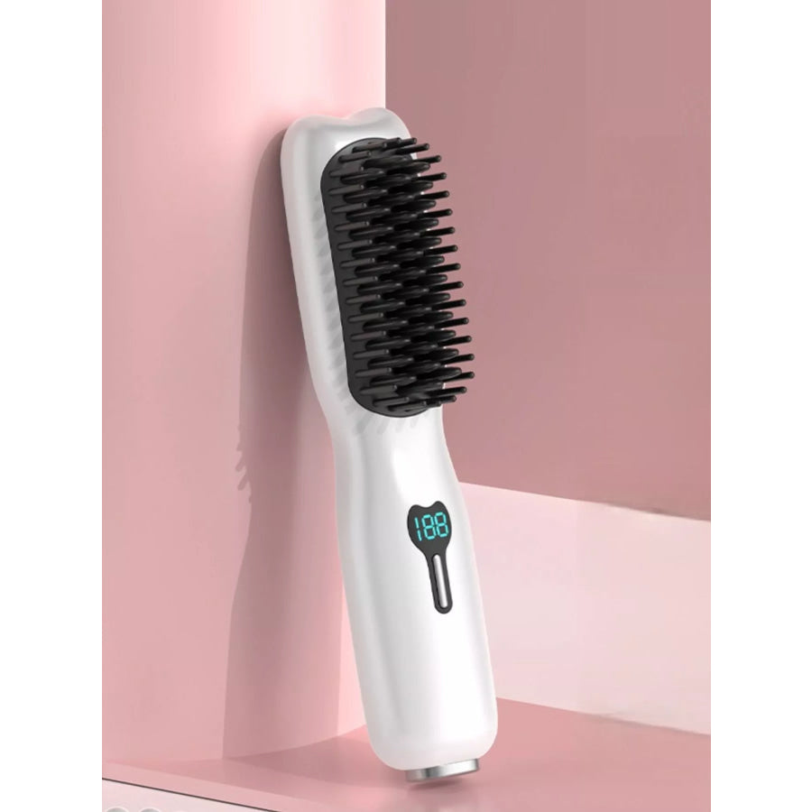Portable Heated Hair Straightening Comb Apparel and Accessories