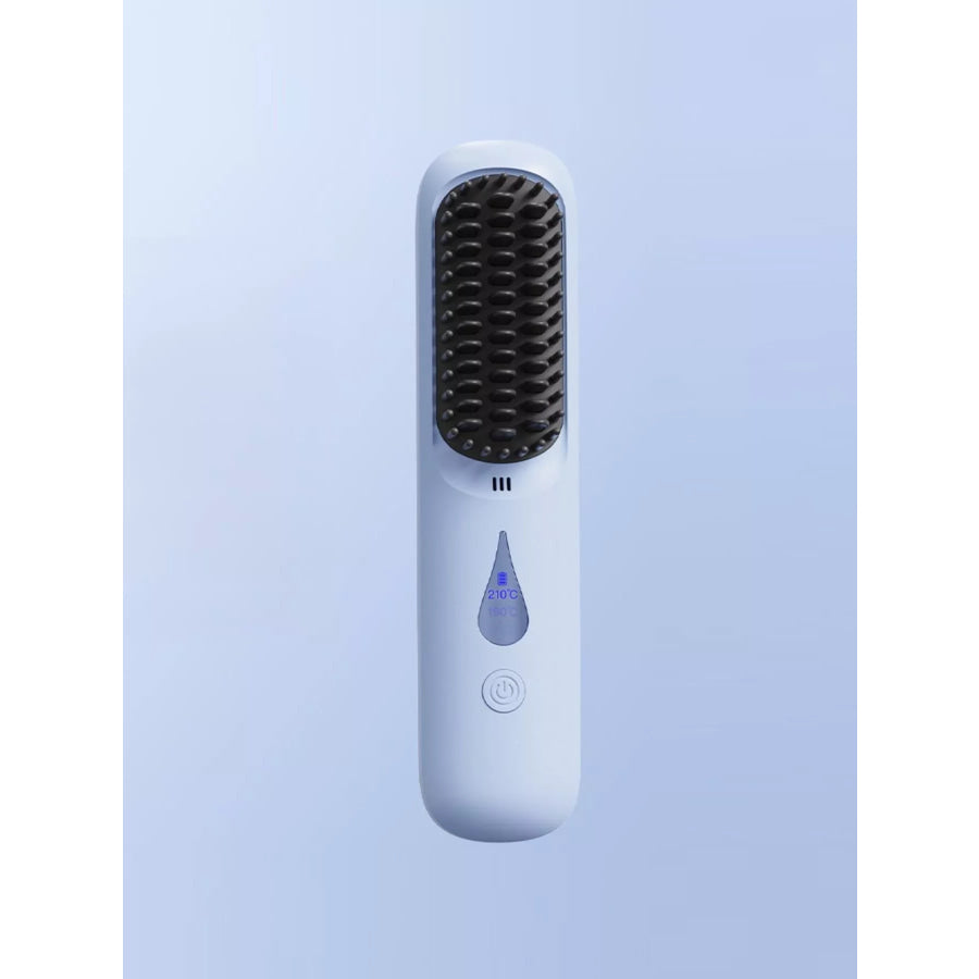 Portable Heated Hair Straightening Comb Blue / ONESIZE Apparel and Accessories