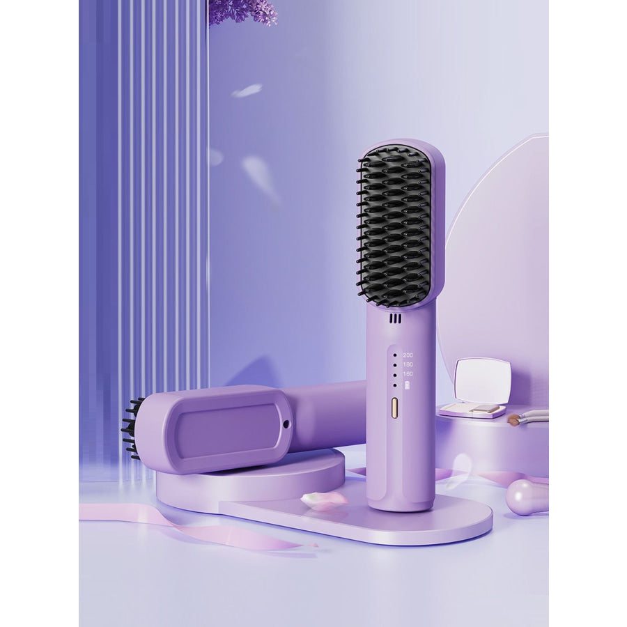 Portable Heated Straightening Comb Apparel and Accessories