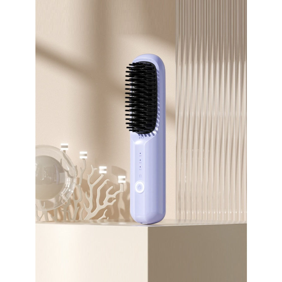 Portable Heated Straightening Comb Blue Purple / ONESIZE Apparel and Accessories