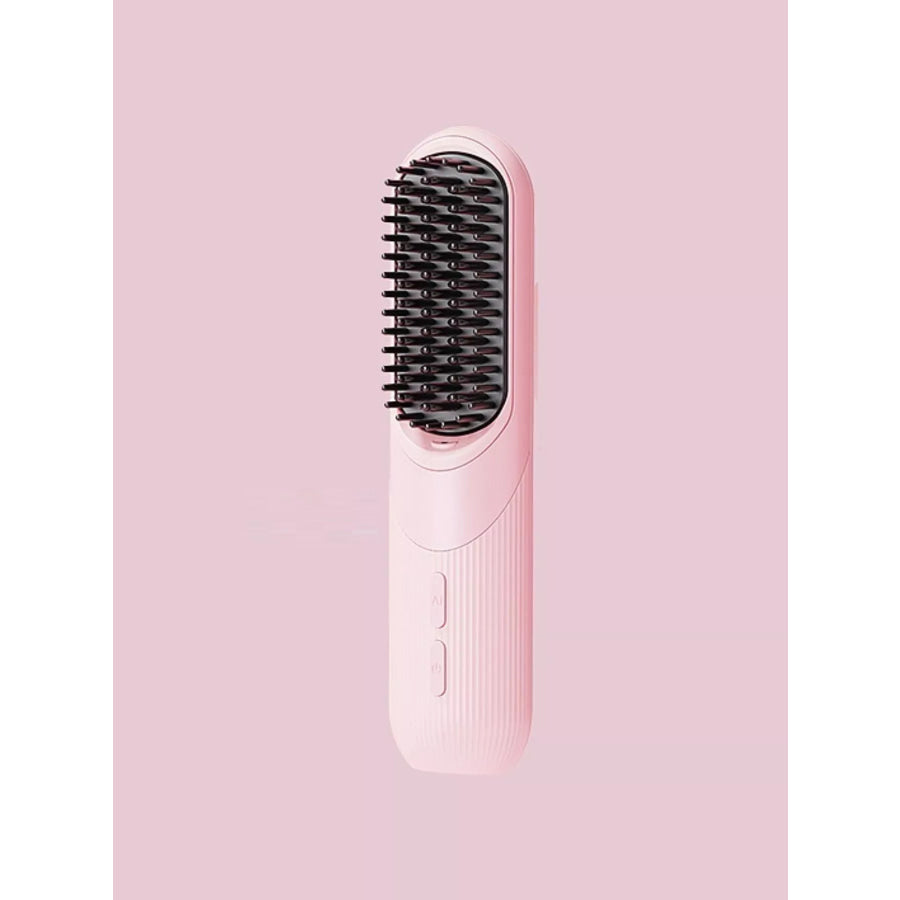 Portable Heated Straightening Comb Blush Pink / One Size Apparel and Accessories