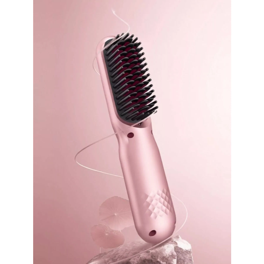 Portable Heated Straightening Comb Blush Pink / ONESIZE Apparel and Accessories