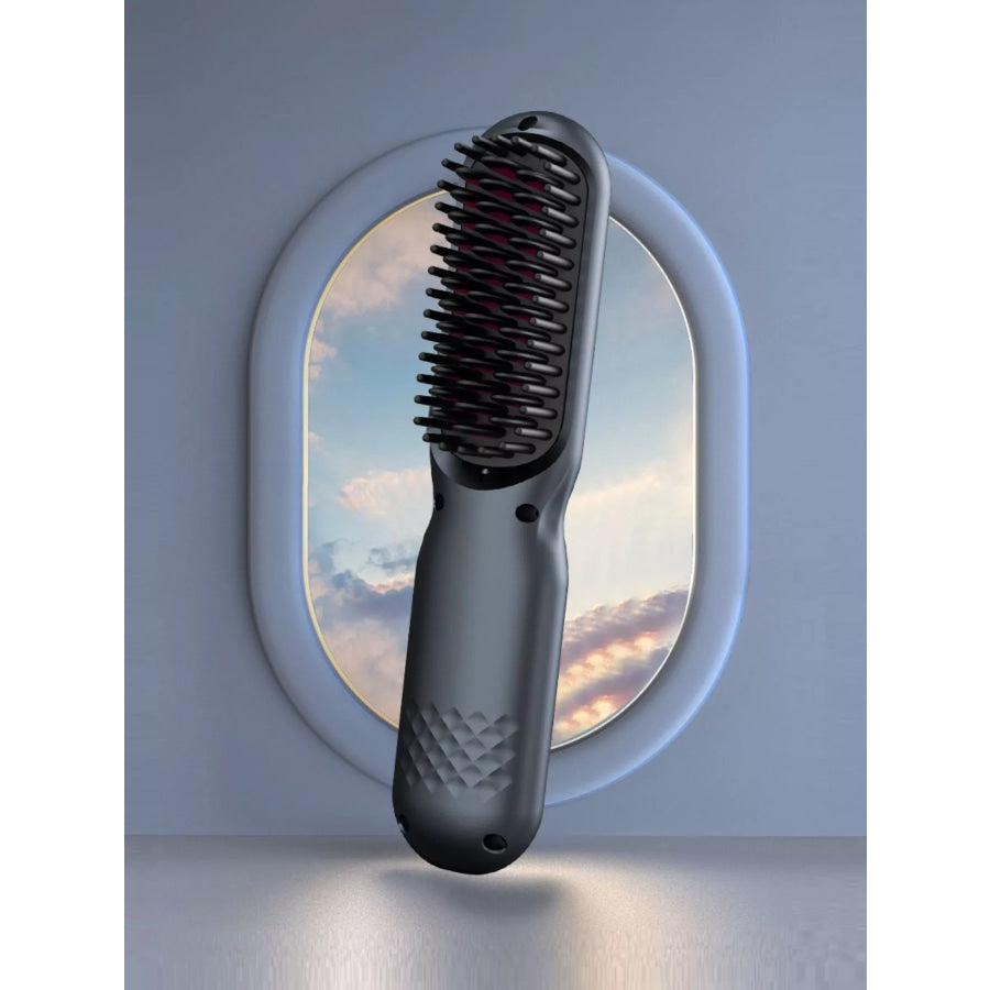 Portable Heated Straightening Comb Dark Gray / ONESIZE Apparel and Accessories