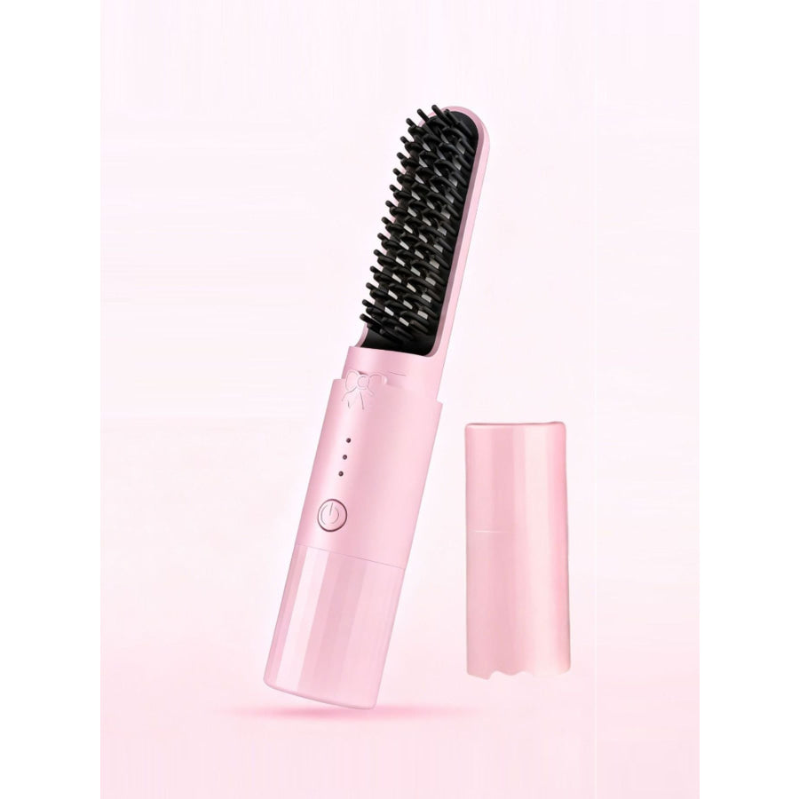 Portable Heated Straightening Comb Dusty Pink / ONESIZE Apparel and Accessories