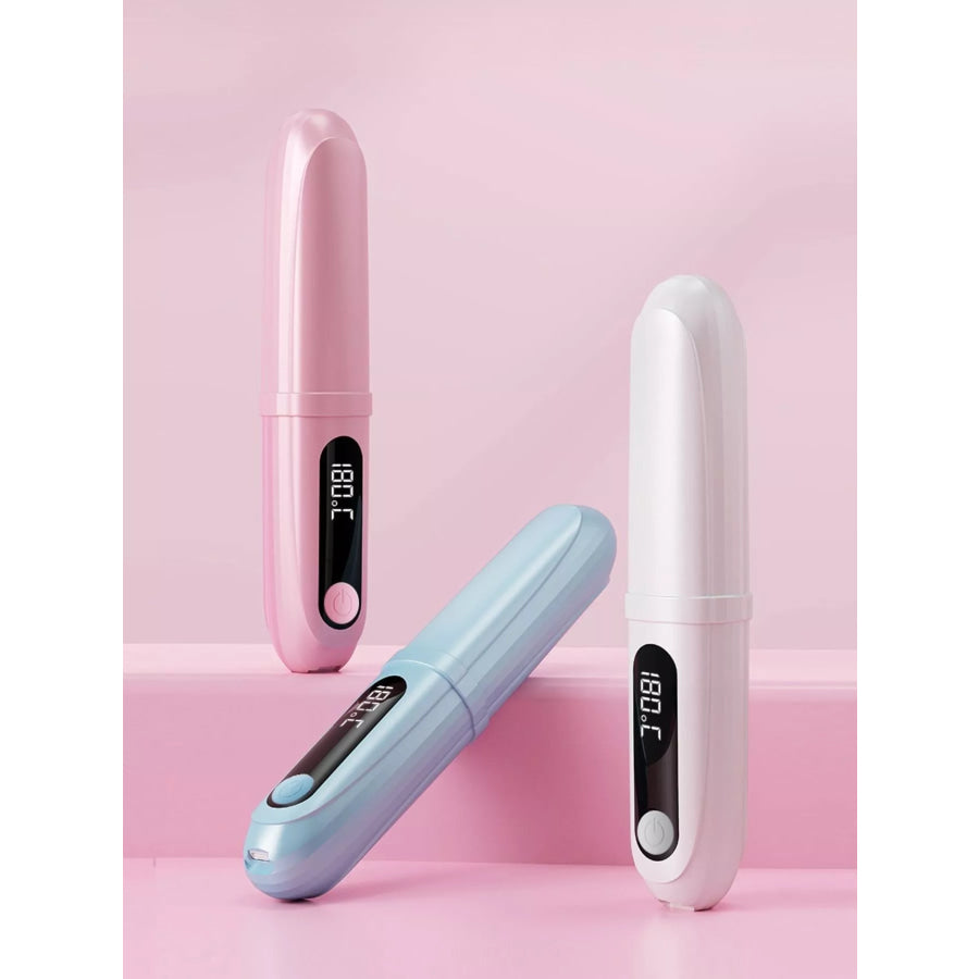 Portable Heated Straightening Comb Pink / ONESIZE Apparel and Accessories
