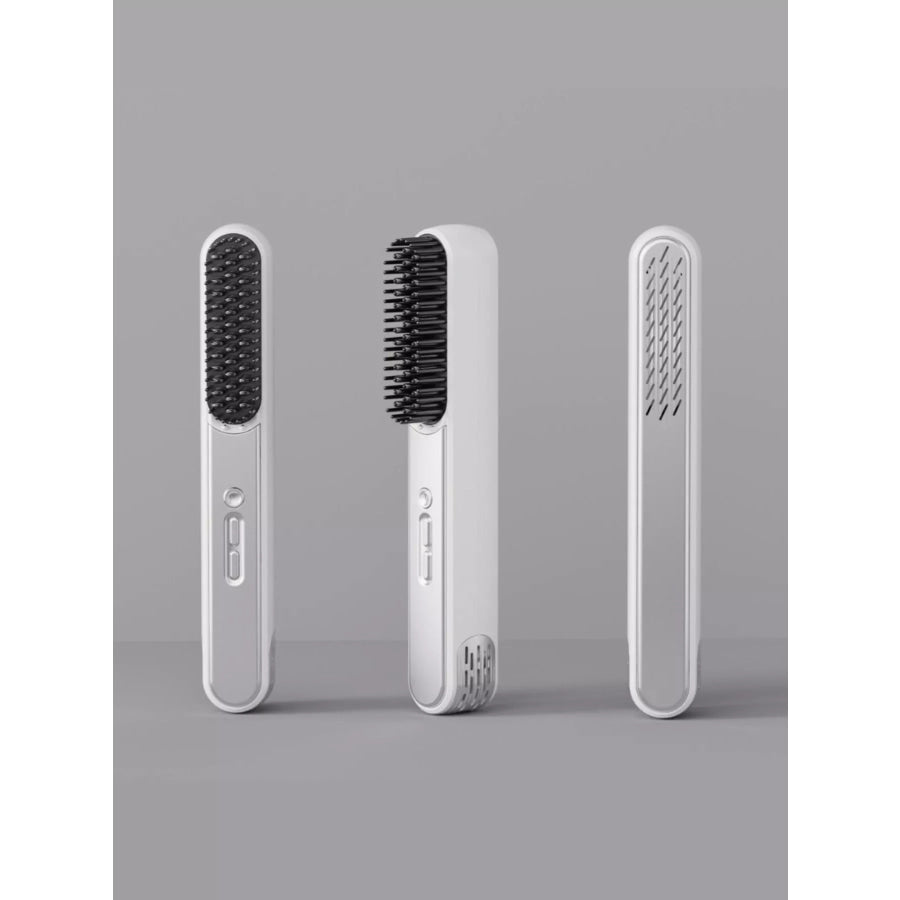 Portable Heated Straightening Comb White / One Size Apparel and Accessories