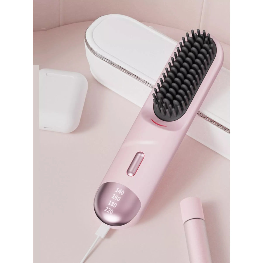 Portable Heated Straightening Comb with Temperature Control Apparel and Accessories