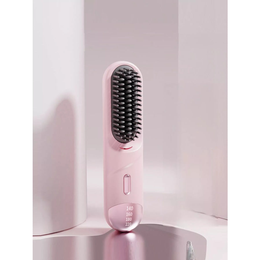 Portable Heated Straightening Comb with Temperature Control Pink / ONESIZE Apparel and Accessories