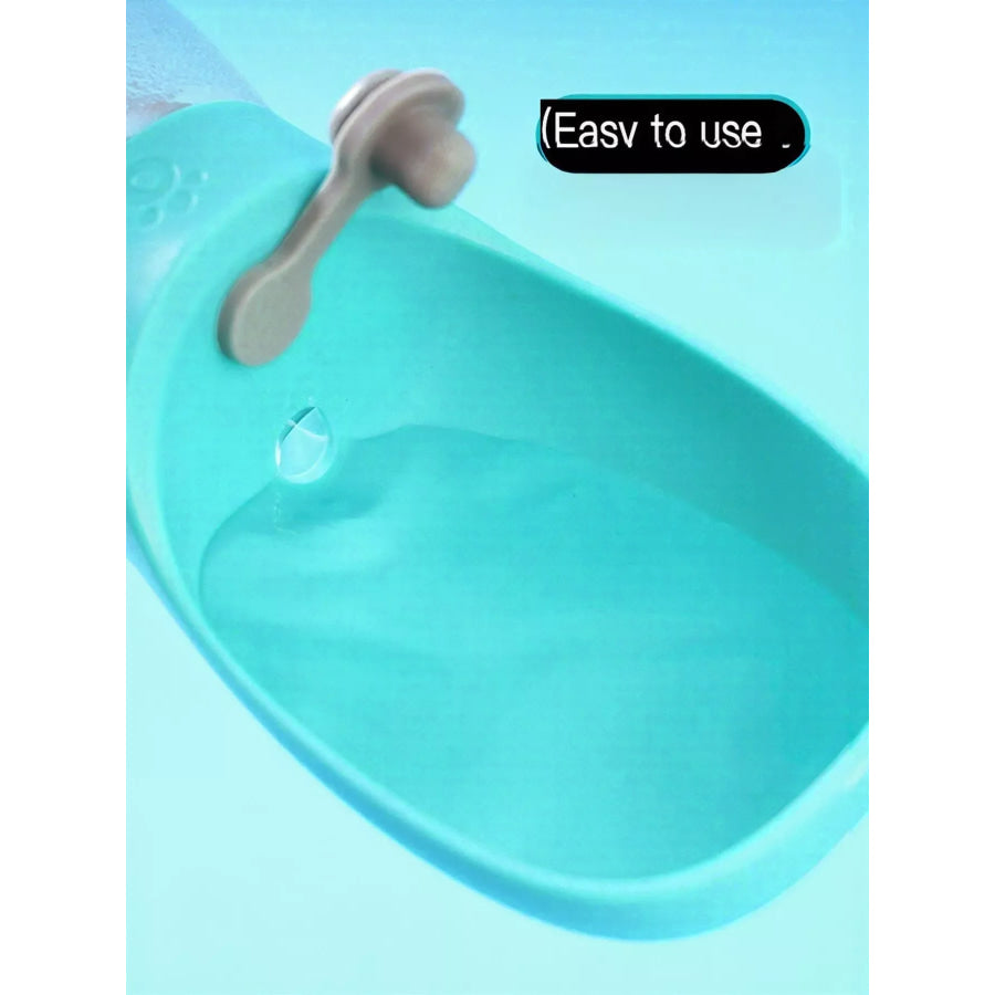 Portable Leak-Proof Pet Water Bottle with Drinking Bowl Aqua / One Size Apparel and Accessories
