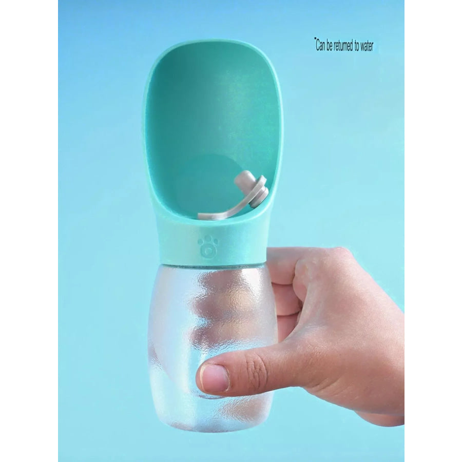 Portable Leak-Proof Pet Water Bottle with Drinking Bowl Aqua / One Size Apparel and Accessories
