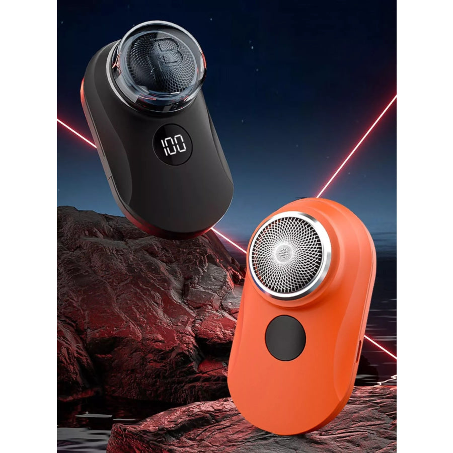 Portable Mini Electric Shaver Orange / One Size Apparel and Accessories