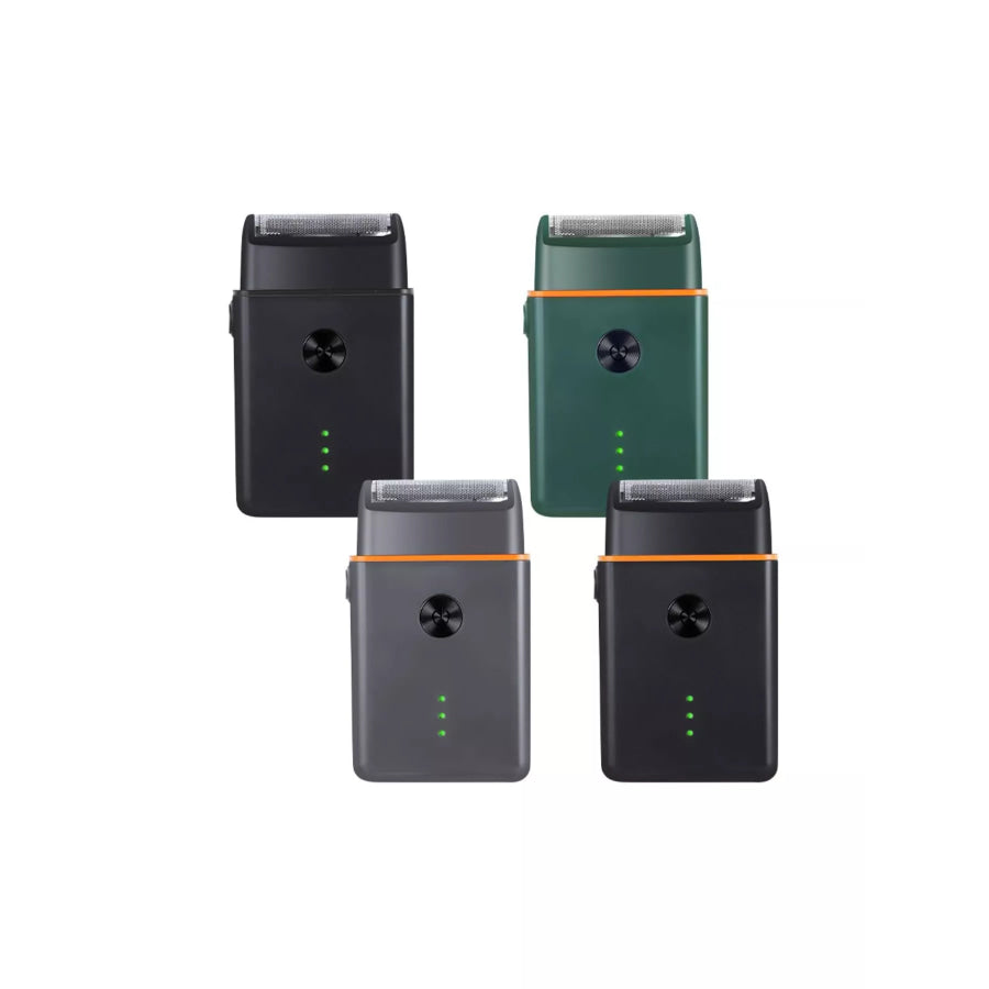 Portable Mini Shaver Black Orange Edge / One Size Apparel and Accessories