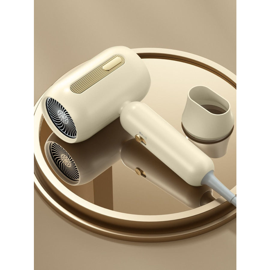 Portable Negative Ion Hair Dryer Beige / European plug Apparel and Accessories