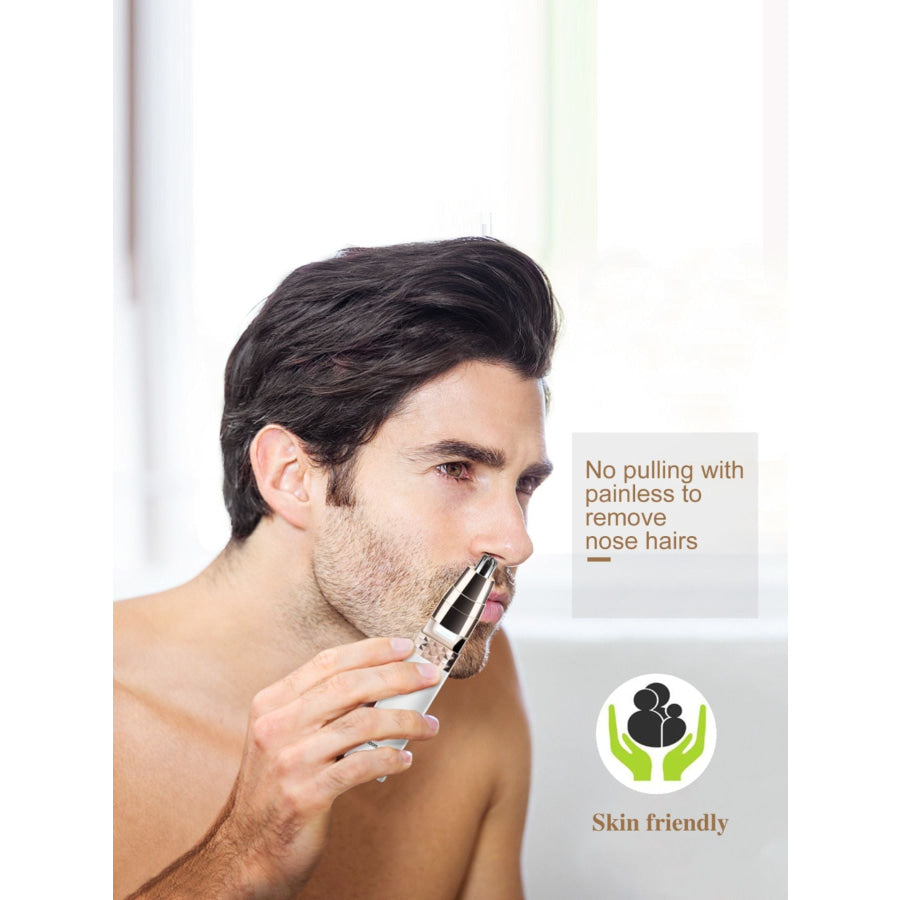 Portable Nose Hair Trimmer White / ONESIZE Apparel and Accessories