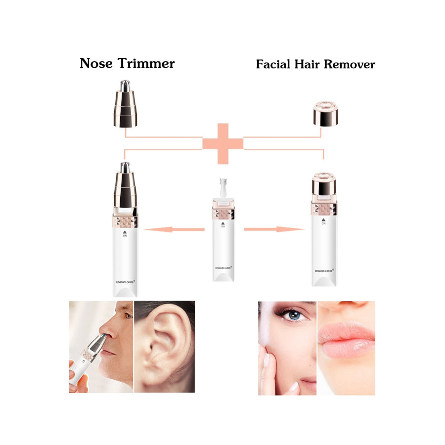 Portable Nose Hair Trimmer White / ONESIZE Apparel and Accessories