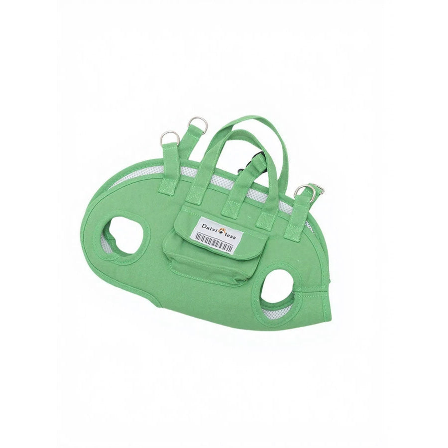 Portable Pet Carrier Harness Green / S Apparel and Accessories