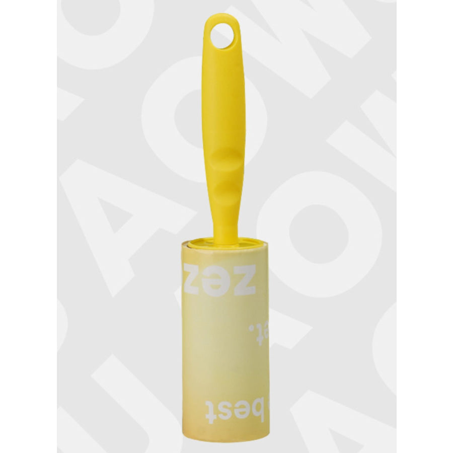 Portable Pet Hair Remover Brush Yellow Hair Stick / One Size Apparel and Accessories