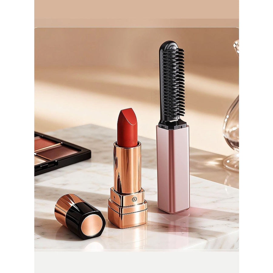 Portable Straightening Comb Rose Gold / ONESIZE Apparel and Accessories