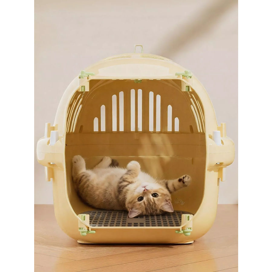 Portable Ventilated Pet Carrier Travel Cage Apparel and Accessories