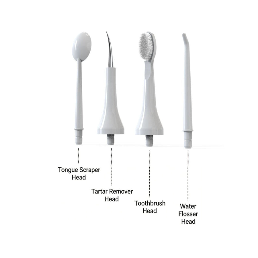 Portable Water Flosser with Multiple Nozzles White / ONESIZE Apparel and Accessories