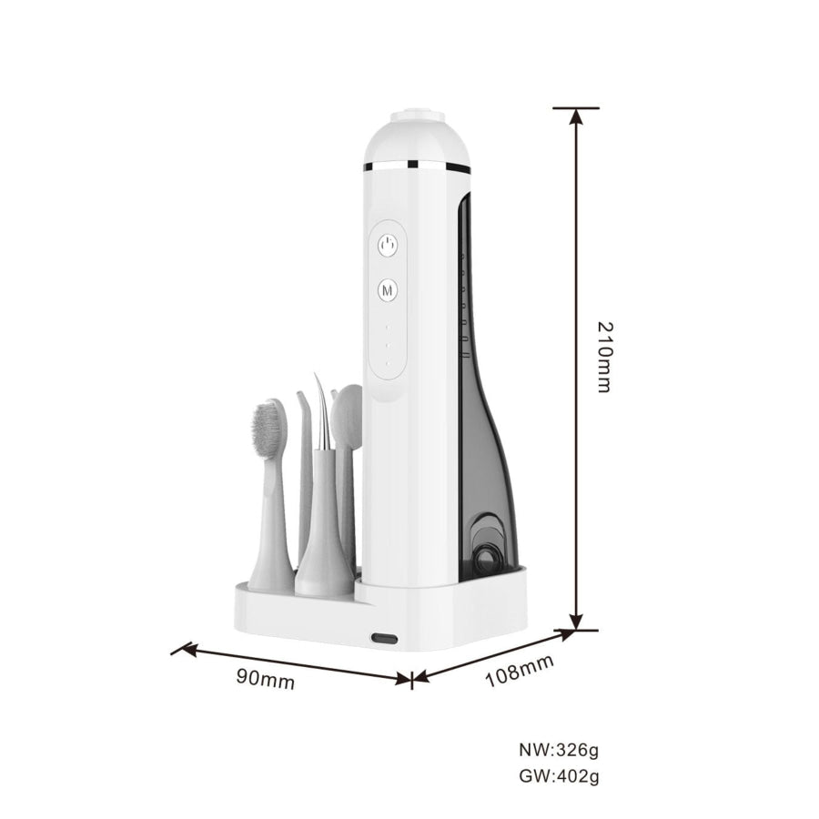 Portable Water Flosser with Multiple Nozzles White / ONESIZE Apparel and Accessories