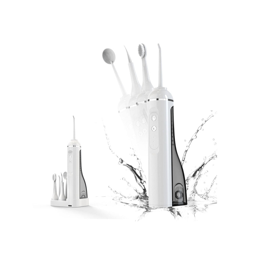 Portable Water Flosser with Multiple Nozzles White / ONESIZE Apparel and Accessories