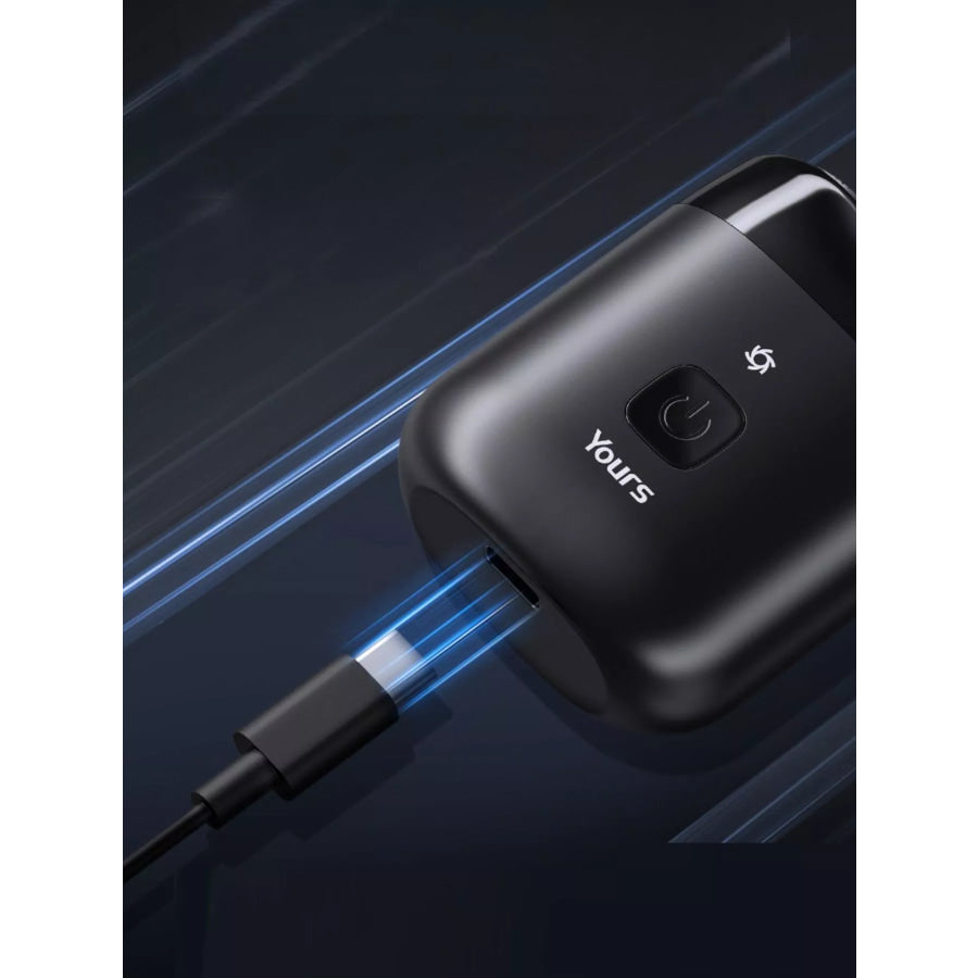 Portable Waterproof Electric Shaver Black / One Size Apparel and Accessories