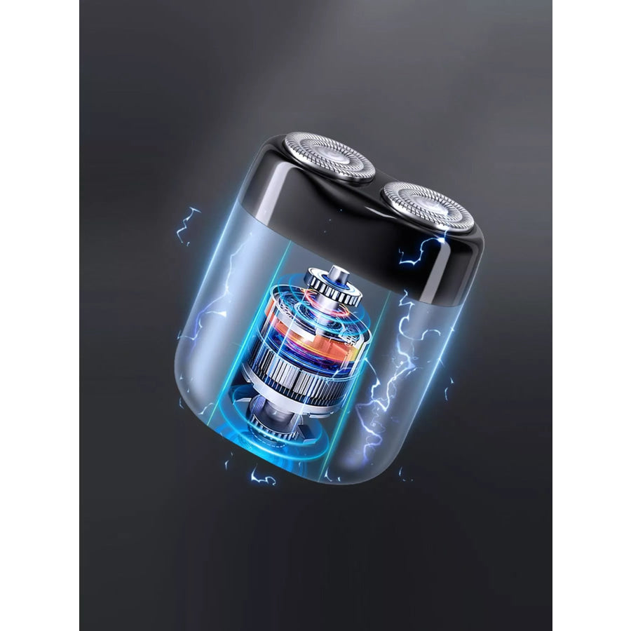 Portable Waterproof Electric Shaver Black / One Size Apparel and Accessories