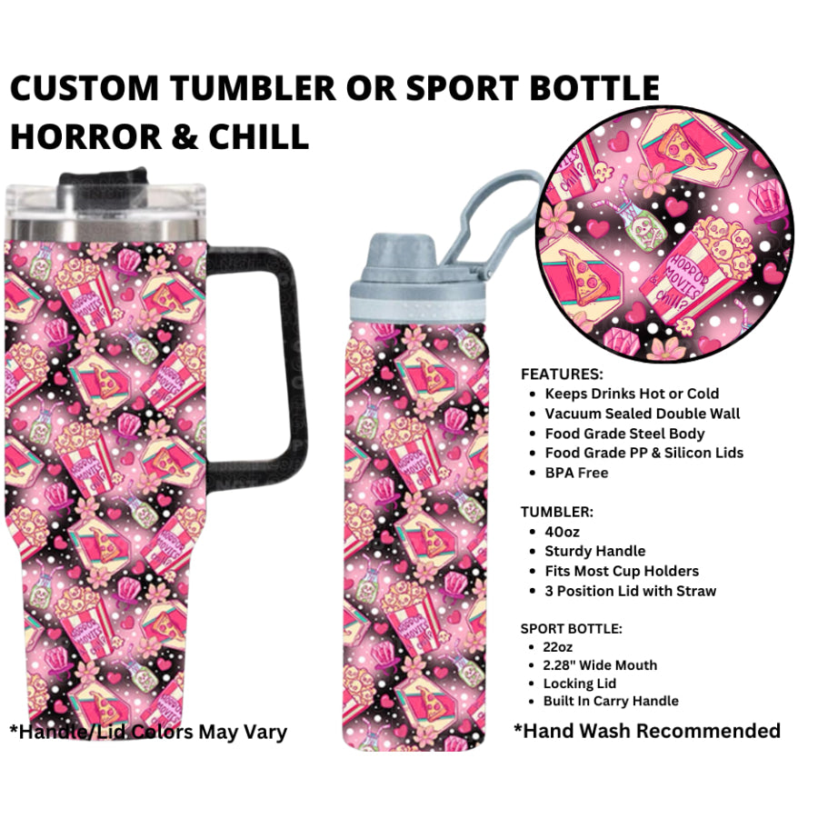 Preorder Custom 40oz Tumbler / 22oz Sport Bottle - Closes 1 Jan - ETA early Apr 2025 Tumbler