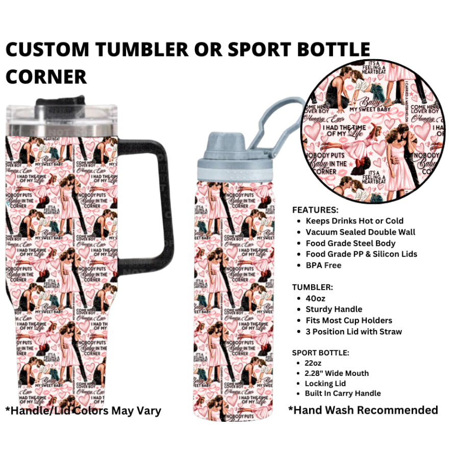 Preorder Custom 40oz Tumbler / 22oz Sport Bottle - Closes 1 Jan - ETA early Apr 2025 Tumbler