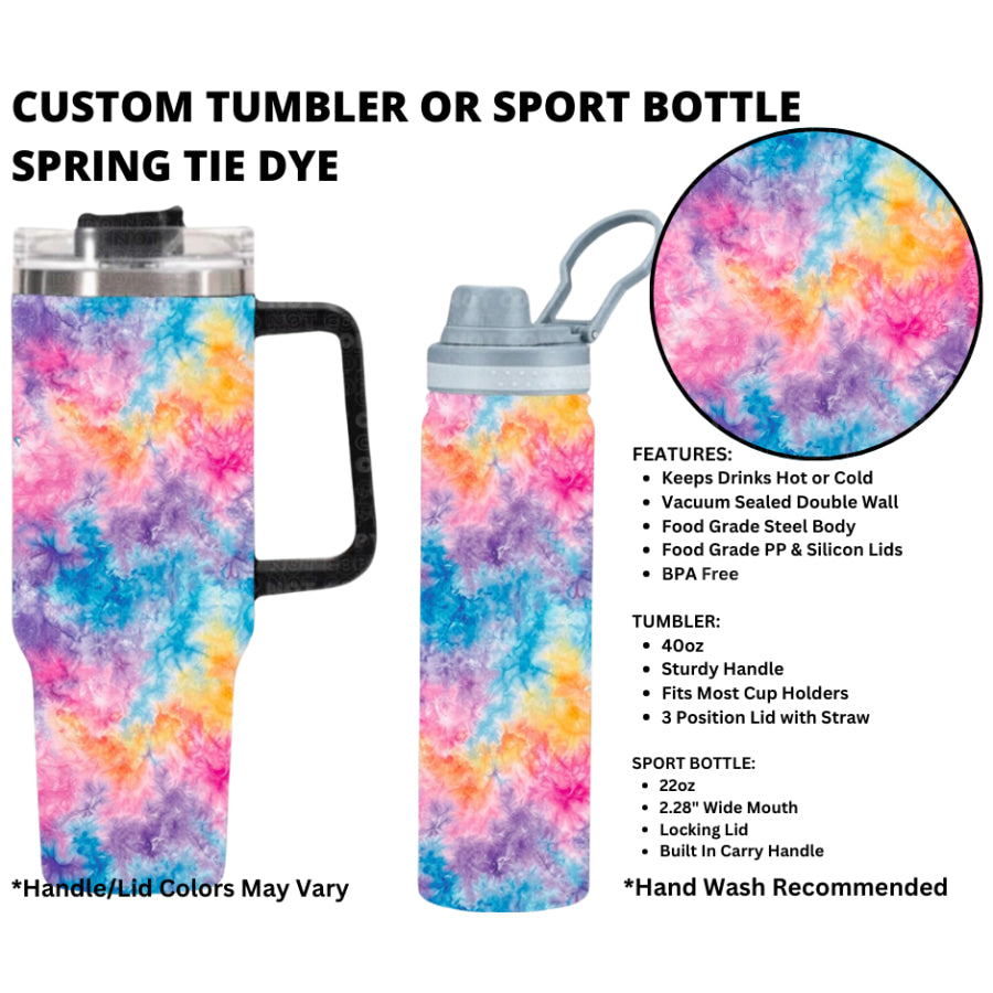 Preorder Custom 40oz Tumbler / 22oz Sport Bottle - Closes 1 Jan - ETA early Apr 2025 Tumbler