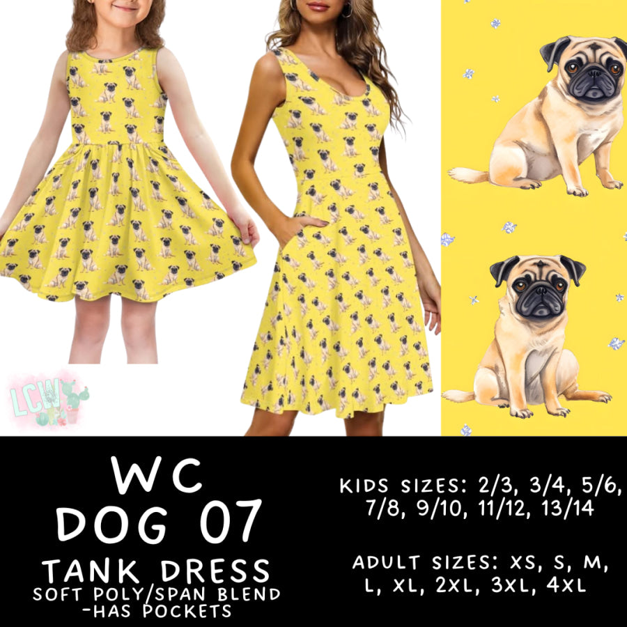 Preorder Custom Adult / Kid Tank Dresses - WC Dog 07 - Closes 26 Jun - ETA early Oct 2025 Dresses