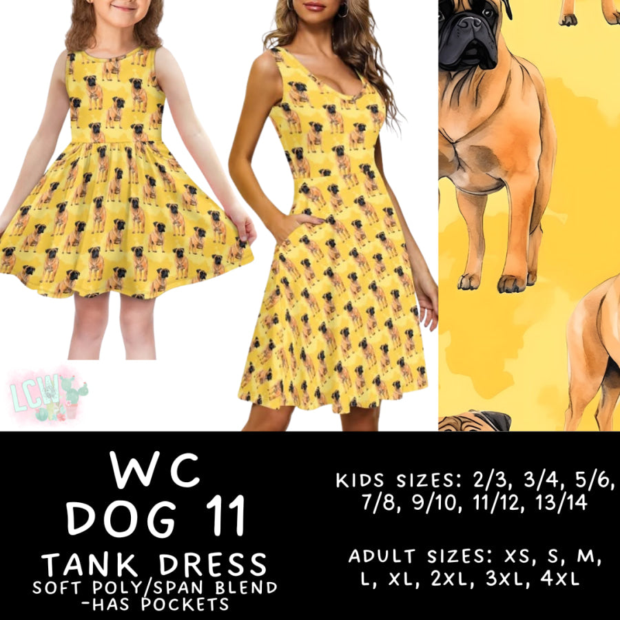Preorder Custom Adult / Kid Tank Dresses - WC Dog 11 - Closes 26 Jun - ETA early Oct 2025 Dresses