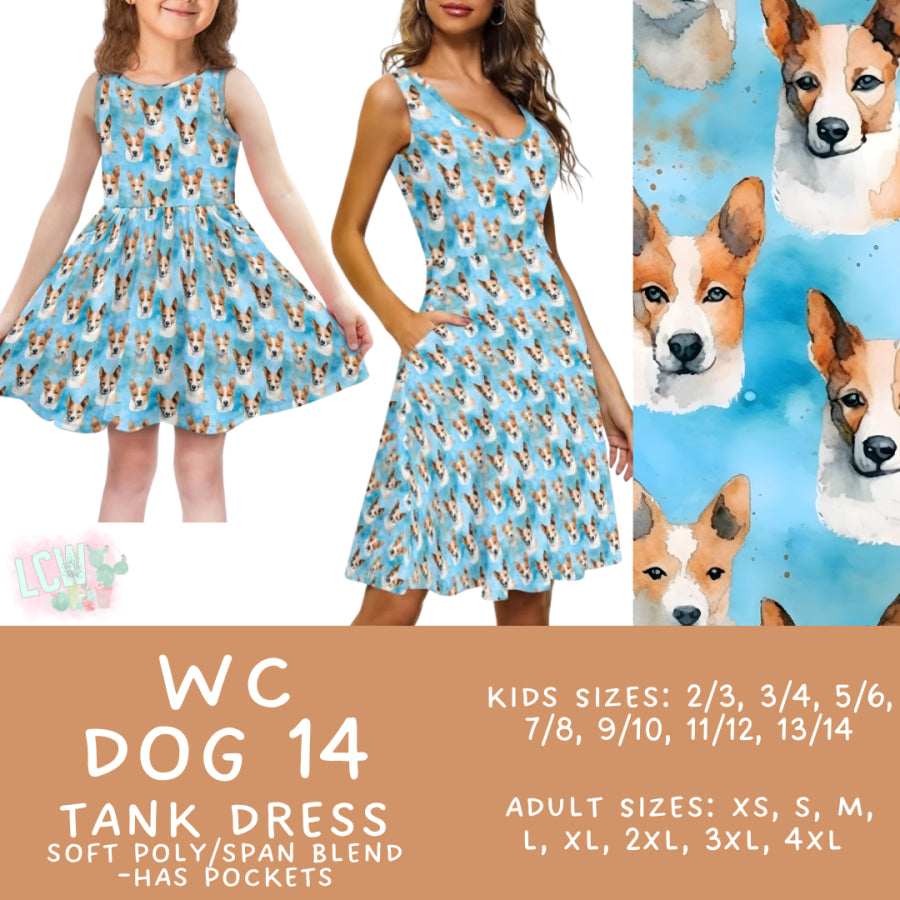 Preorder Custom Adult / Kid Tank Dresses - WC Dog 14 - Closes 26 Jun - ETA early Oct 2025 Dresses